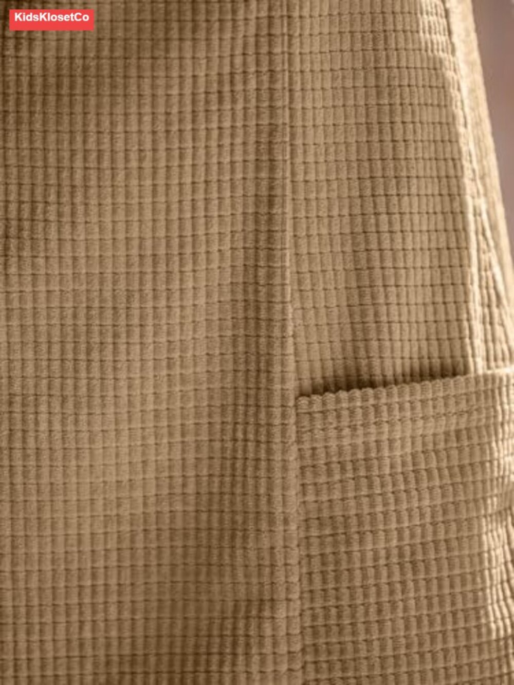 Women Corduroy Overall Dress Square Neck A Line Mini Pinafore with Pockets - Picture 4 of 6